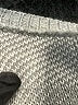 Unbranded 100% Acrylic Checkered-gingham Silver Gray Pullover Sweater Size 2X - photo 7
