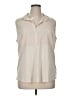 Joe Fresh Ivory Sleeveless Blouse Size XL - photo 1