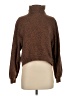 Abercrombie & Fitch Animal Print Brown Turtleneck Sweater Size XS - photo 1