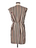 Leith 100% Polyester Stripes Brown Casual Dress Size M - photo 2