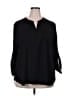 Charming Charlie 100% Polyester Black 3/4 Sleeve Blouse Size 2X - photo 1