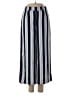 H&M 100% Polyester Stripes Blue Casual Pants Size 2 - photo 1