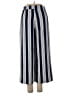 H&M 100% Polyester Stripes Blue Casual Pants Size 2 - photo 2