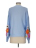 Shein 100% Polyester Blue Pullover Sweater Size S - photo 2
