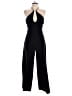Halston Solid Black Jumpsuit Size 10 - photo 1