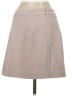 Express Solid Gray Tan Casual Skirt Size 4 - photo 2