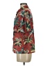 Unbranded 100% Polyester Tropical Red Short Sleeve Blouse Size M - photo 5