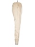 Unbranded 100% Polyester Solid Tan Ivory Casual Pants Size L - photo 4