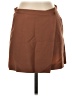 Theory 100% Wool Solid Brown Wool Skirt Size 2 - photo 1