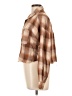 No Comment Plaid Brown Long Sleeve Blouse Size L - photo 5