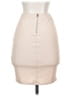 Leith Solid Ivory Casual Skirt Size XS - photo 2