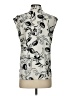 Monday Fun 100% Polyester Ivory Sleeveless Blouse Size S - photo 2
