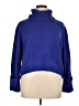 Scoop 100% Acrylic Blue Turtleneck Sweater Size XL - photo 1
