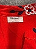 Kindred 100% Polyester Floral Red Short Sleeve Blouse Size 3X - photo 7