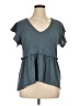 Unbranded Teal Short Sleeve Top Size 0X (estimated) - photo 1