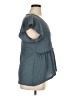 Unbranded Teal Short Sleeve Top Size 0X (estimated) - photo 4