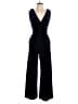 Eliza J Solid Black Blue Jumpsuit Size 10 - photo 1