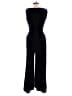 Eliza J Solid Black Blue Jumpsuit Size 10 - photo 2