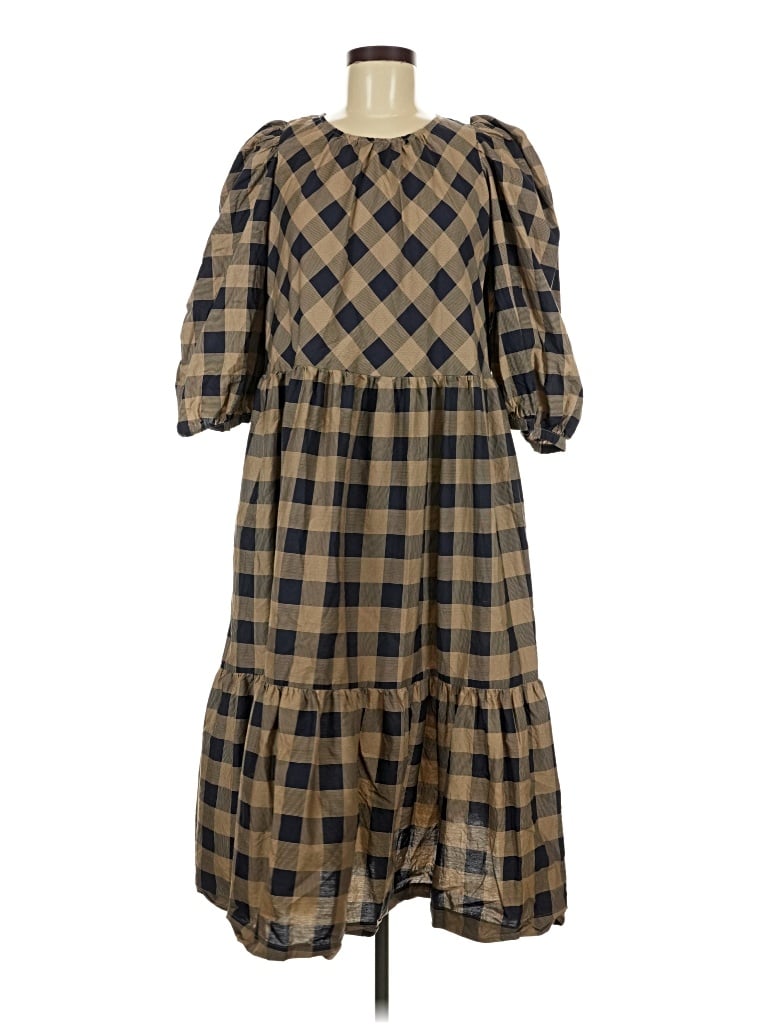 Pre-owned Summersalt Casual Dress In Brown