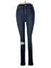 Express Jeans Color Block Blue Jeans Size 2 - photo 1