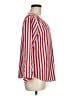 Shein Stripes Red 3/4 Sleeve Blouse Size M - photo 4