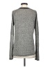 Olivia Moon Chevron-herringbone Silver Black Pullover Sweater Size S - photo 2