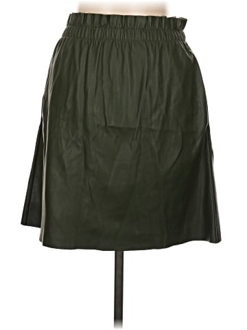 Zara Faux Leather Skirt (view 2)