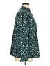 Shein Curve 100% Polyester Print Teal Long Sleeve Blouse Size 14 Plus (1) - photo 4