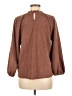Current Air Brown Long Sleeve Blouse Size M - photo 2