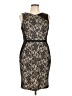 Sandra Darren 100% Polyester Black Cocktail Dress Size 10 - photo 1