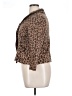 Talbots 100% Merino Wool Animal Print Brown Wool Blazer Size XL - photo 5