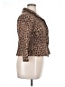 Talbots 100% Merino Wool Animal Print Brown Wool Blazer Size XL - photo 4