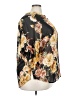 Cleo 100% Polyester Floral Gray 3/4 Sleeve Blouse Size 3X - photo 4