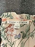 Violet & Claire 100% Polyester Floral Ivory Long Sleeve Blouse Size L - photo 7