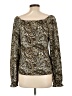 MICHAEL Michael Kors Gold Long Sleeve Blouse Size L - photo 2