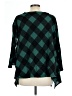emerald Plaid Green Poncho Size L - photo 2