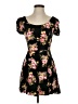 Forever 21 100% Rayon Floral Black Casual Dress Size S - photo 1
