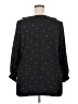 19 Cooper 100% Polyester Polka Dots Black 3/4 Sleeve Blouse Size 2X - photo 2
