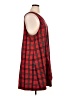 Assorted Brands Plaid Red Casual Dress Size 1X (estimated) - photo 4