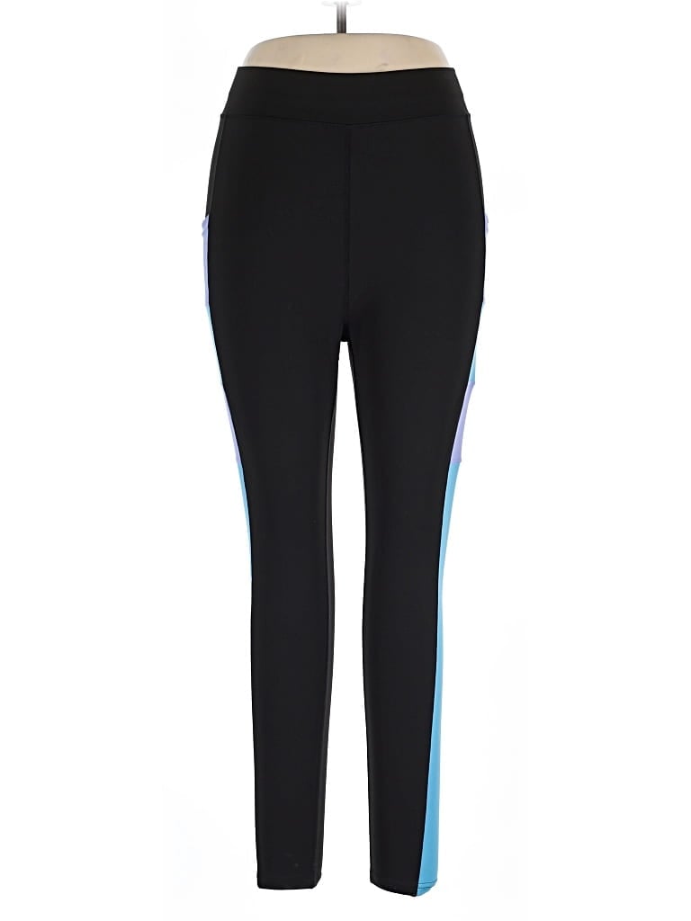 Pre-owned Pop Fit Active Pants In Black
