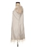 Aqua 100% Polyurethane Tan Casual Dress Size S - photo 5