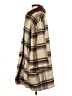 Unbranded Plaid Brown Tan Coat Size L - photo 5