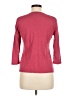 Chaps Pink 3/4 Sleeve T-Shirt Size L - photo 2