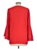 Alfani 100% Polyester Red 3/4 Sleeve Blouse Size 10 - photo 2