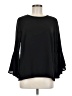 GOLDRAY 100% Polyester Black 3/4 Sleeve Blouse Size M - photo 1