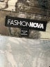 Fashion Nova 100% Polyester Print Gray Long Sleeve Blouse Size XL - photo 7