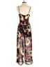 Assorted Brands Print Black Jumpsuit Size S - photo 2
