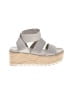 J/Slides Gray Wedges Size 8 1/2 - photo 1