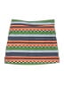 IZOD Stripes Green Casual Skirt Size 6 - photo 1