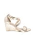 Glint Metallic Ivory Gold Wedges Size 10 - photo 1